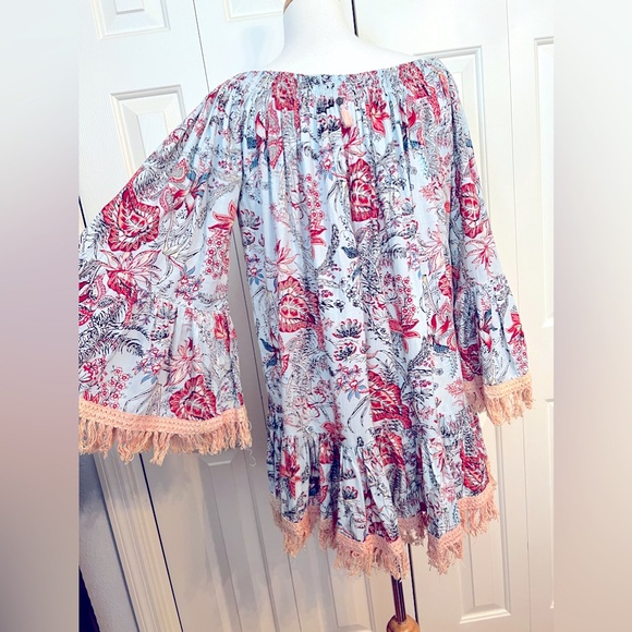 Z&L Europe Floral Print Dress. Size Small. EUC - Picture 12 of 14